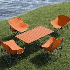 Комплект складной туристической мебели (1 стол и 4 стула)