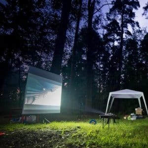 Экран для проектора на штативе 100"